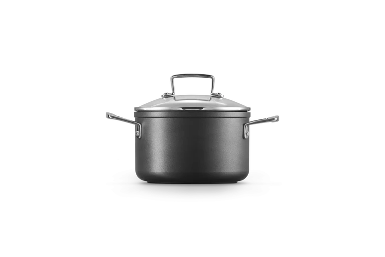 Pentola in alluminio antiaderente con coperchio vetro - 20 CM / 3.8 L