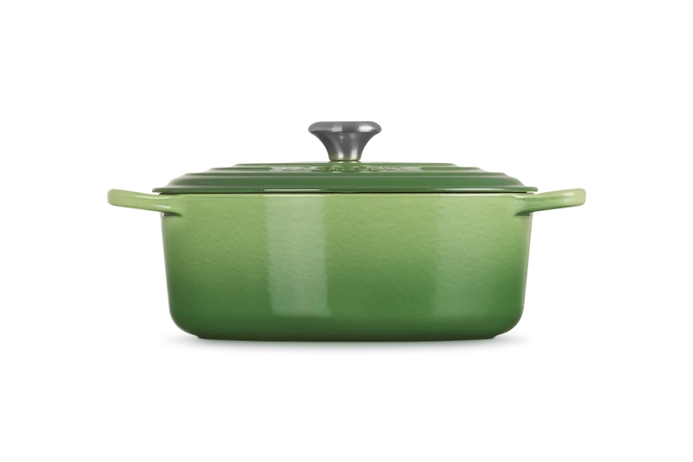 Cocotte ovale Evolution in ghisa vetrificata - Verde Bamboo 29 CM / 4.7 L