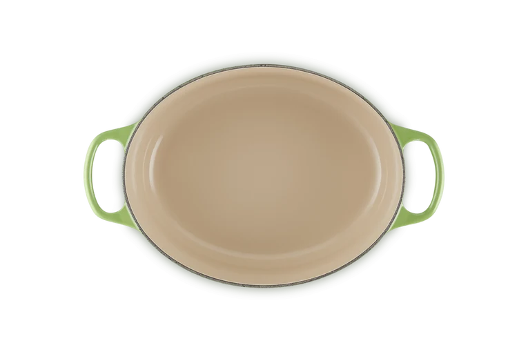 Cocotte ovale Evolution in ghisa vetrificata - Verde Bamboo 29 CM / 4.7 L