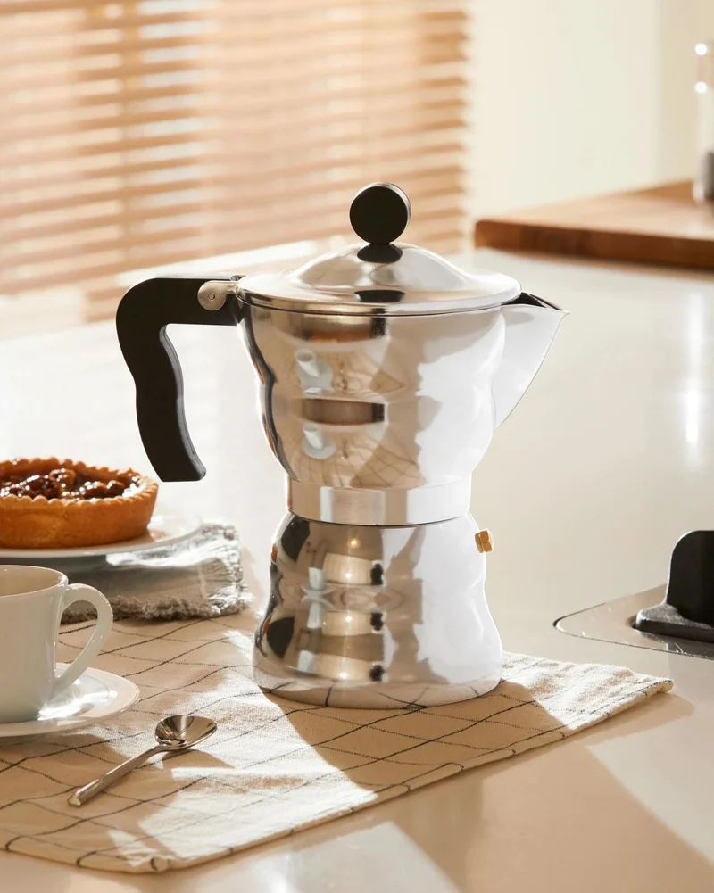 "Moka Alessi" Caffettiera Espr 6 tazze