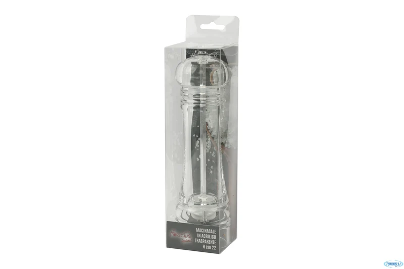 MACINASALE ACRILICO TRASPARENTE CON MACINA CERAMICA H.CM.22