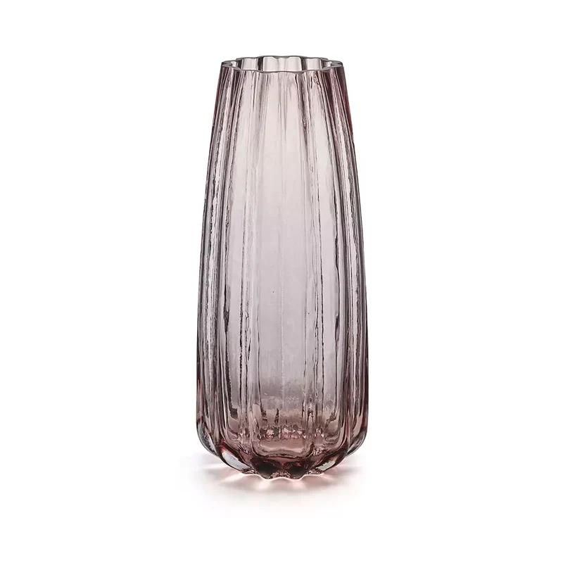 Oyster vaso basso - Rosa Ø 12,5 cm H 29 cm
