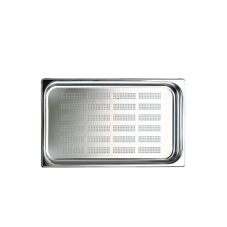Teglia forata fondo cm.53x32.5 h.2 gn 1/1