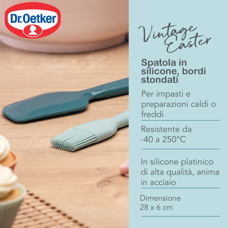Spatola da cucina in silicone, Linea Vintage
