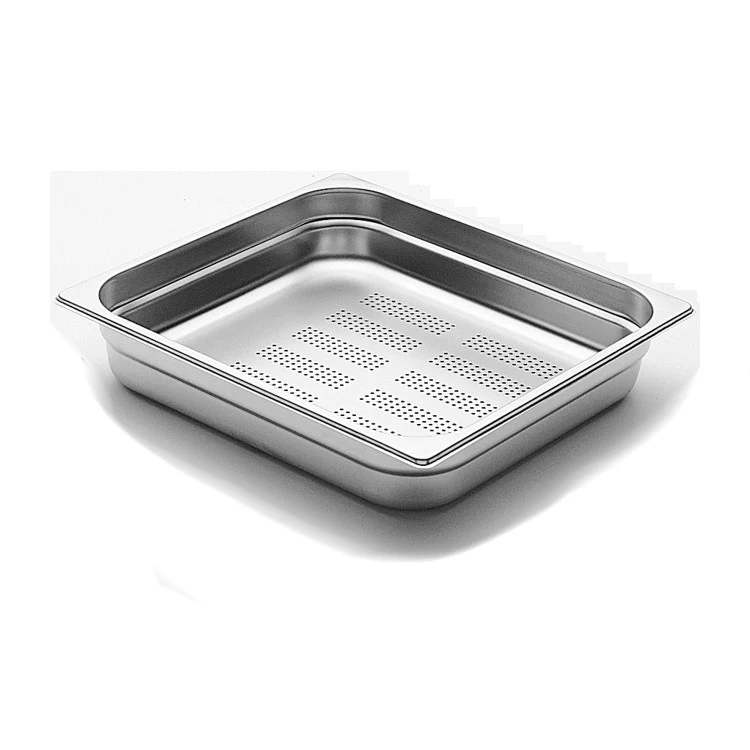 Teglia forata fondo cm.35.7x32.5 h.2 gn 2/3