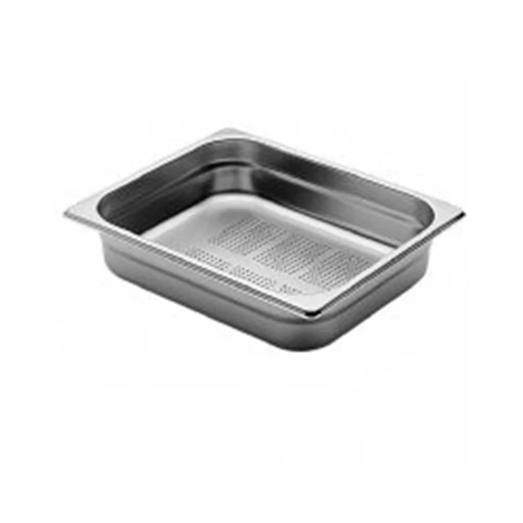Teglia forata fondo cm.26.5x32.5 h.6.5 gn 1/2