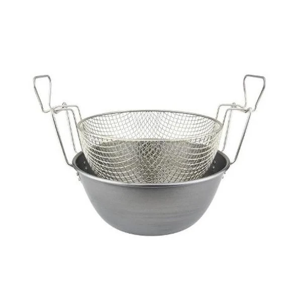 Friggitrice in ferro con cesto ø cm.32 ilsa