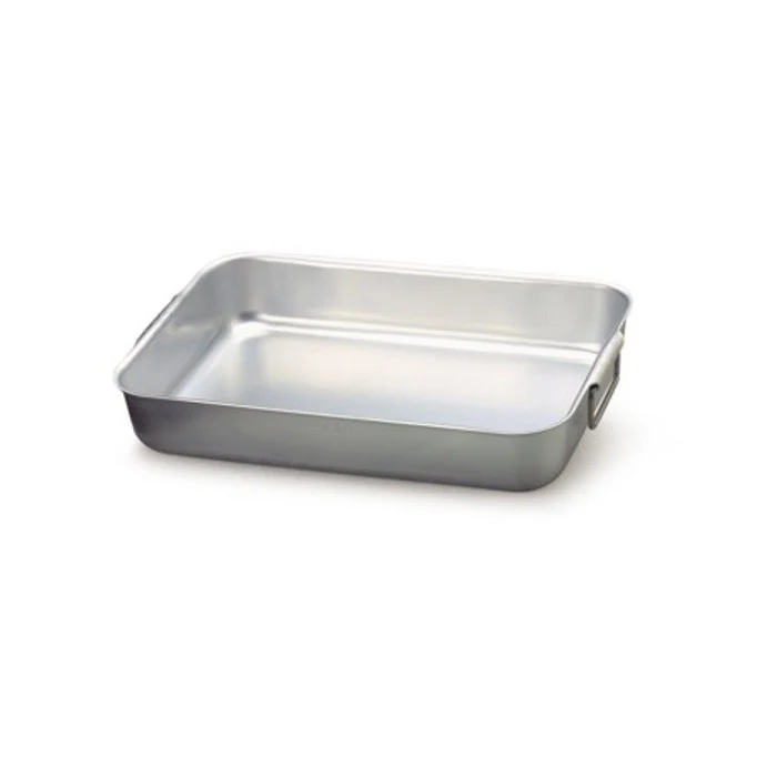 Tegame alluminio rettangolare leggero cm.80x50 h.12.5