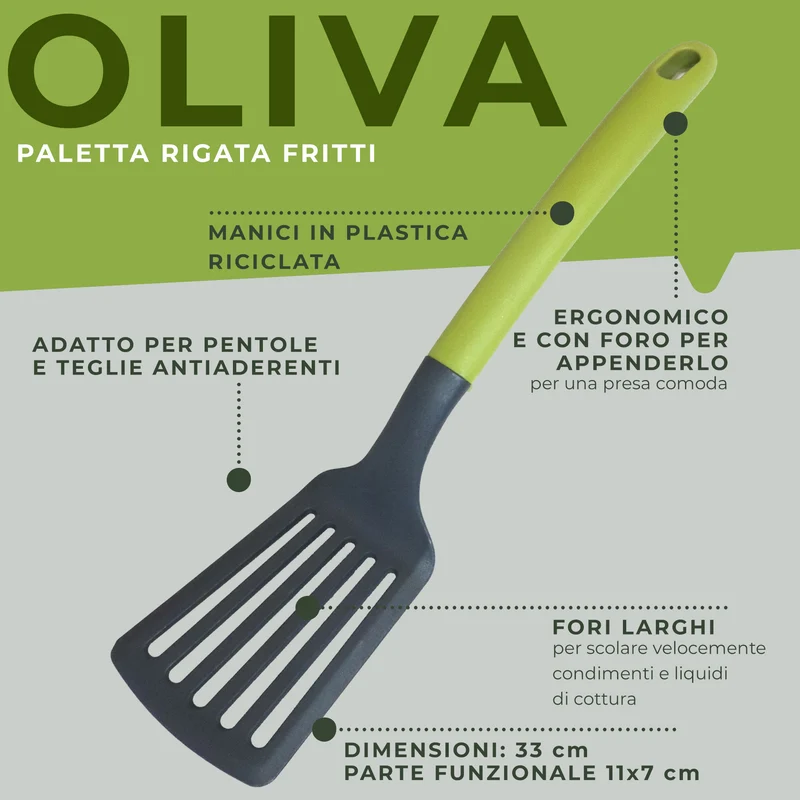 Paletta forata, Linea Oliva