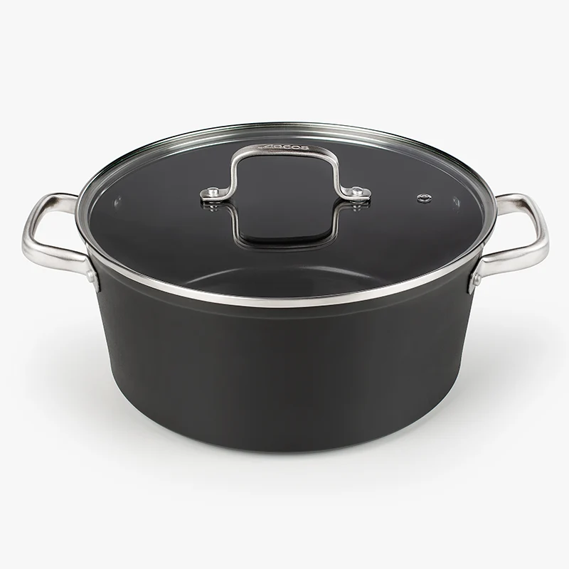 Set de Sartén y Cacerola Samoa 28 cm con Espátula y Pinza
