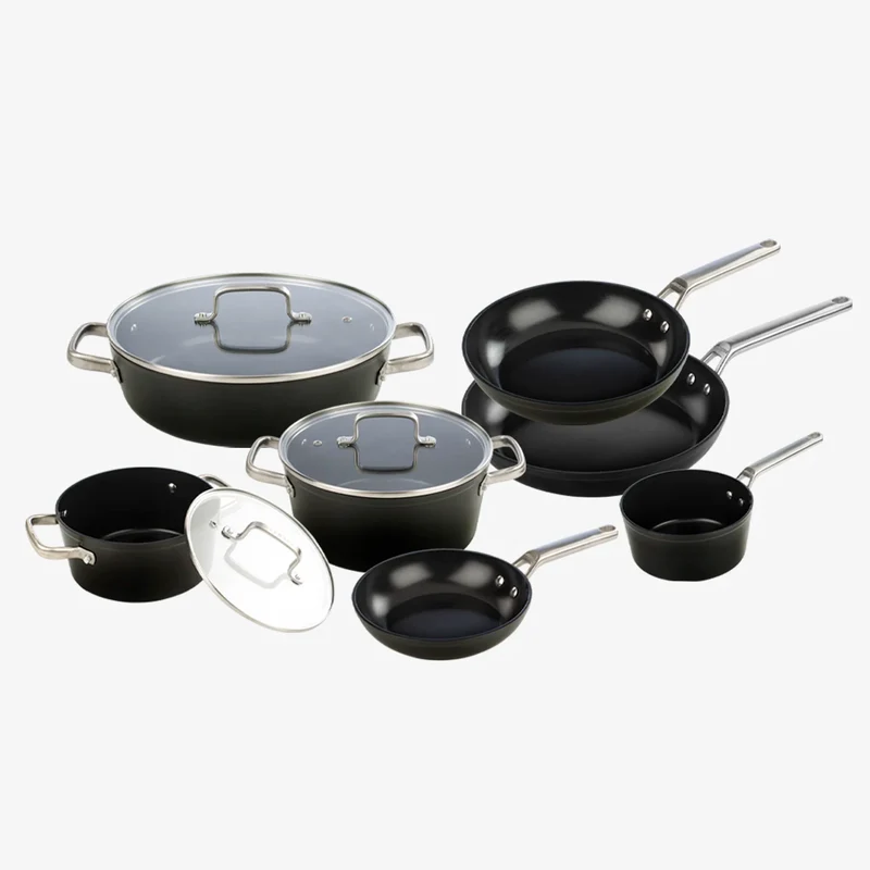 Batería de Cocina Completa con Antiadherente Cerámico Serie Samoa