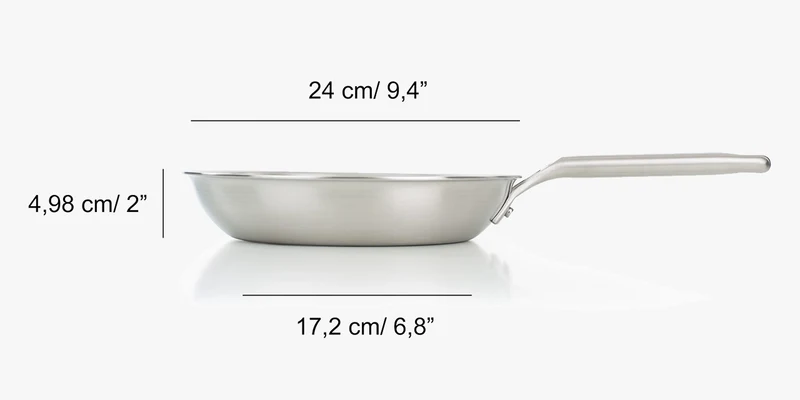 Set sartenes Samoa Inox 24, 28 y 30 cm
