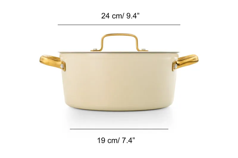 Set 3 piezas Serie Samoa Iconic Beige (Cazo, Sartén y Cacerola)