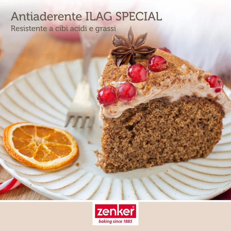 Zenker Tortiera natalizia apribile, Linea Merry Christmas, dimensione Ø26x7cm