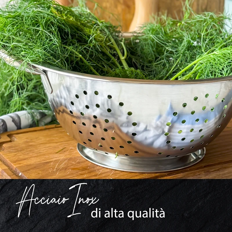 Colapasta Ø24 cm, in acciaio inox