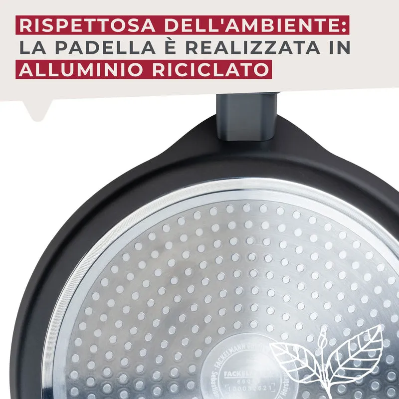 Padella per Crepe, in alluminio riciclato con rivestimento antiaderente, Linea Statement