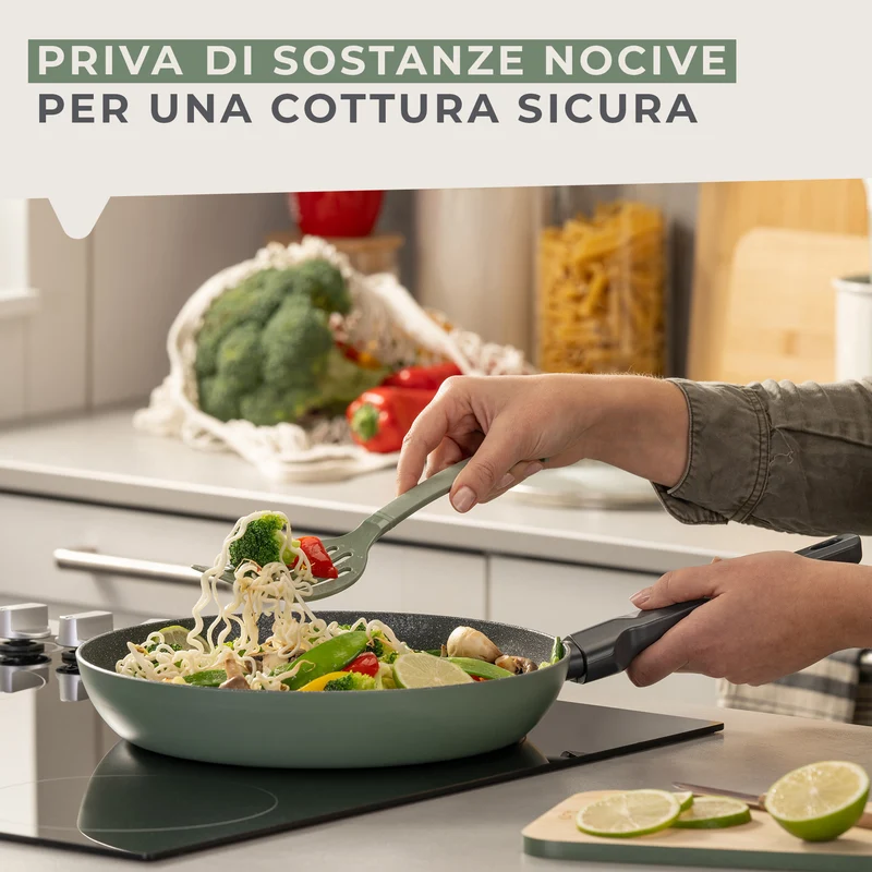 Padella Balance Ø 28 cm - Alluminio riciclato, rivestimento antiaderente in ceramica, senza PFAS - Adatta all'induzione