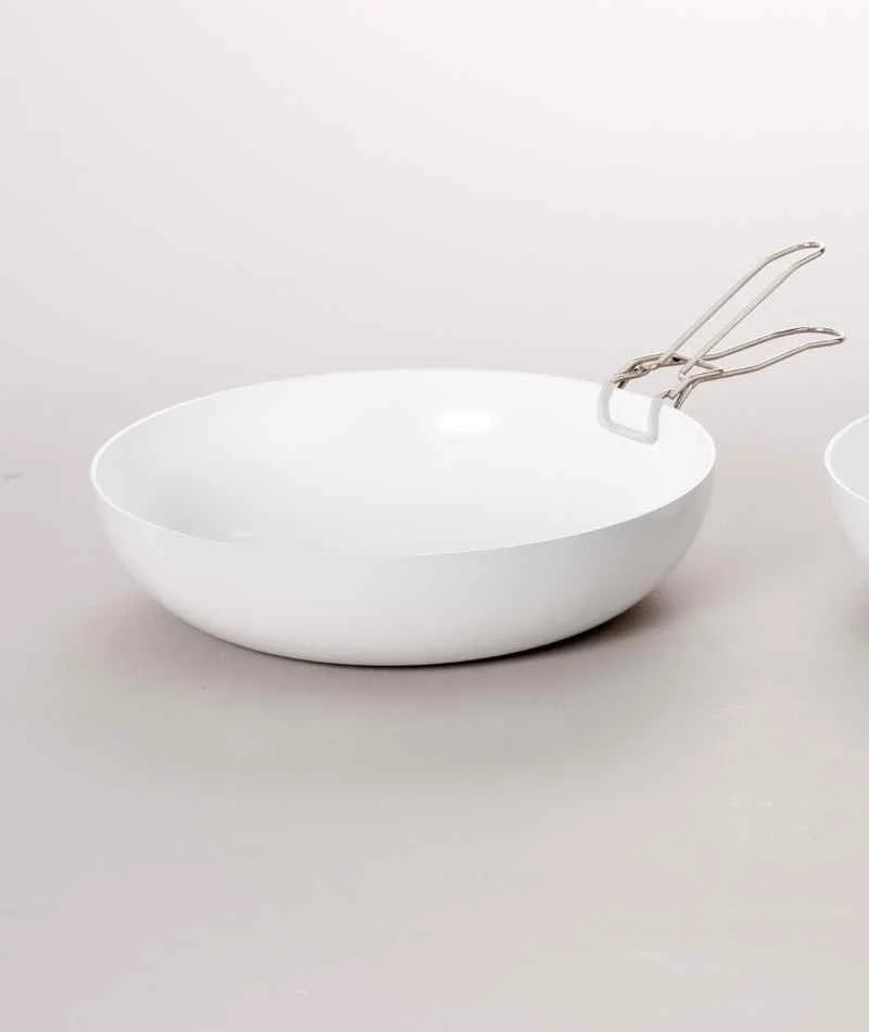 knIndustrie ABCT Padella Wok Bianca Ø 28 cm