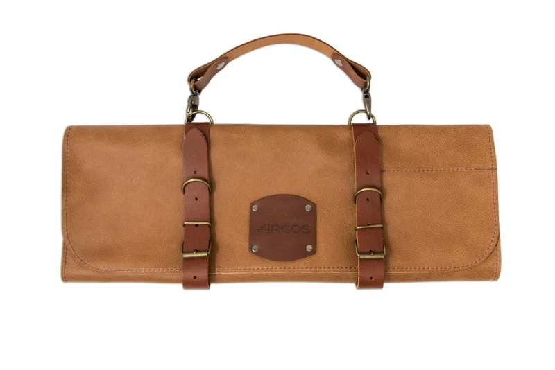Bolsa de piel + 5 cuchillos Serie Nórdika