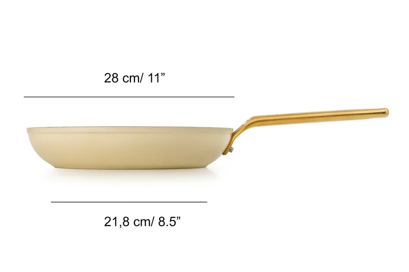 Set de sartenes Samoa Iconic beige 20, 24 y 28 cm