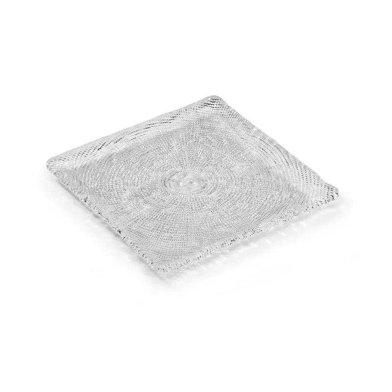 Diamanté piatto quadrato - Trasparente 2020 cm