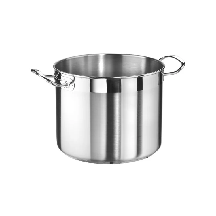 Pentola inox professional 3160 alta 2 manici ø cm.18 h.14.4 lt.3.5