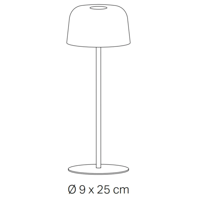 Ailati 1+1 Lampada da Tavolo Salvia Opaco