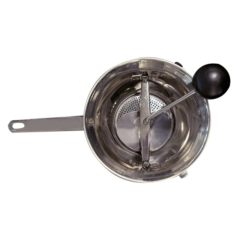 Passaverdure due dischi Ø 20 cm, acciaio inox