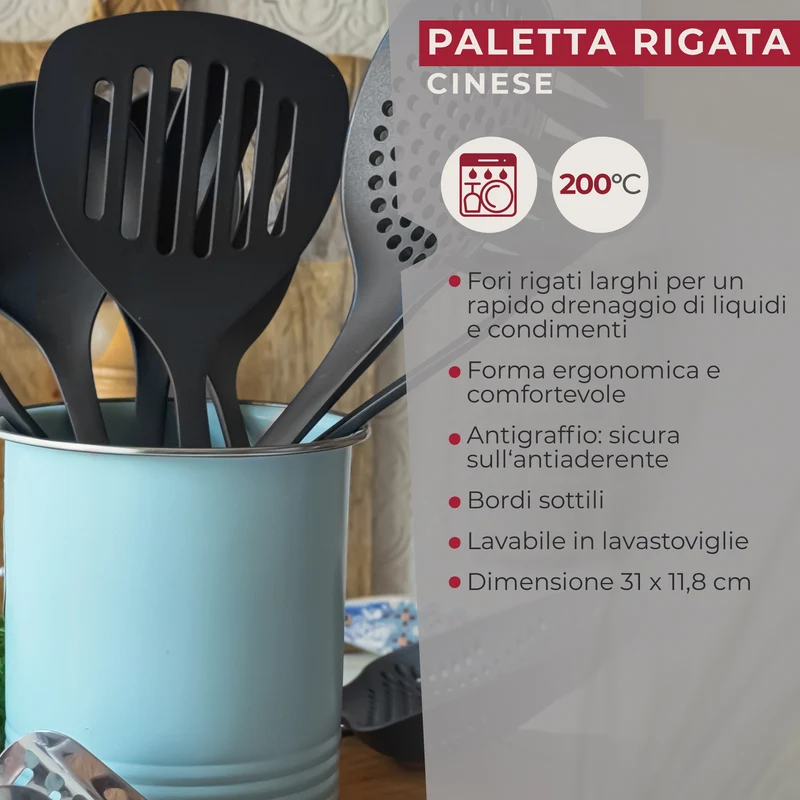 Paletta Forata Larga, Linea Nero