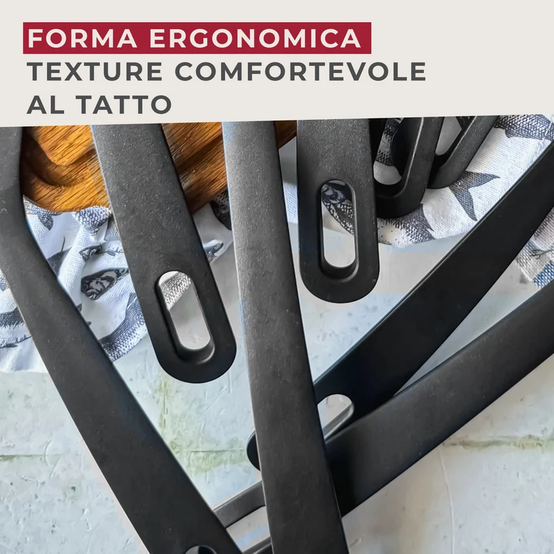 Paletta Forata Larga, Linea Nero