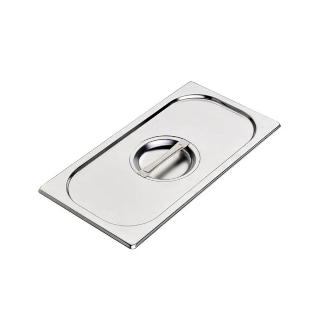 Coperchio inox gastronorm 1/3 cm.32.5x18