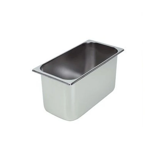 Vaschetta inox gelato cm.33x16.5 h.12 lt.5