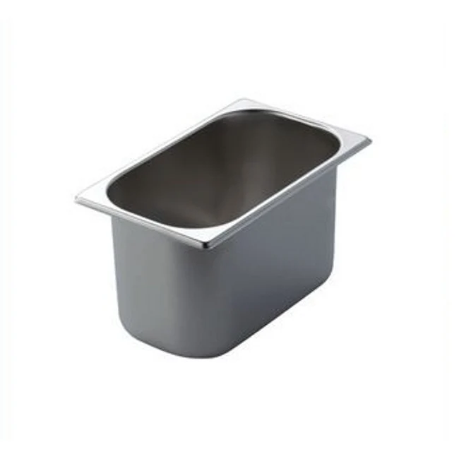 Vaschetta inox gelato cm.26x16.5 h.15 lt.4.1