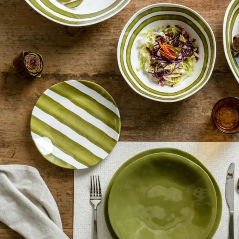 RIVIERA PIATTO DESSERT - Melammina Avocado green