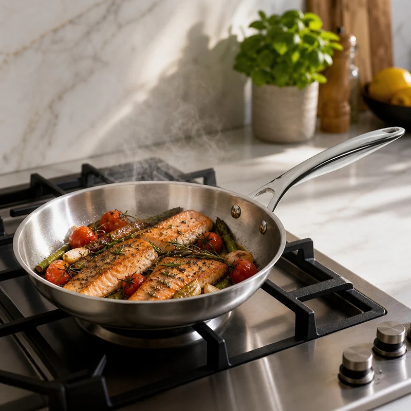 Padella in Acciaio Inox PRO - 28cm