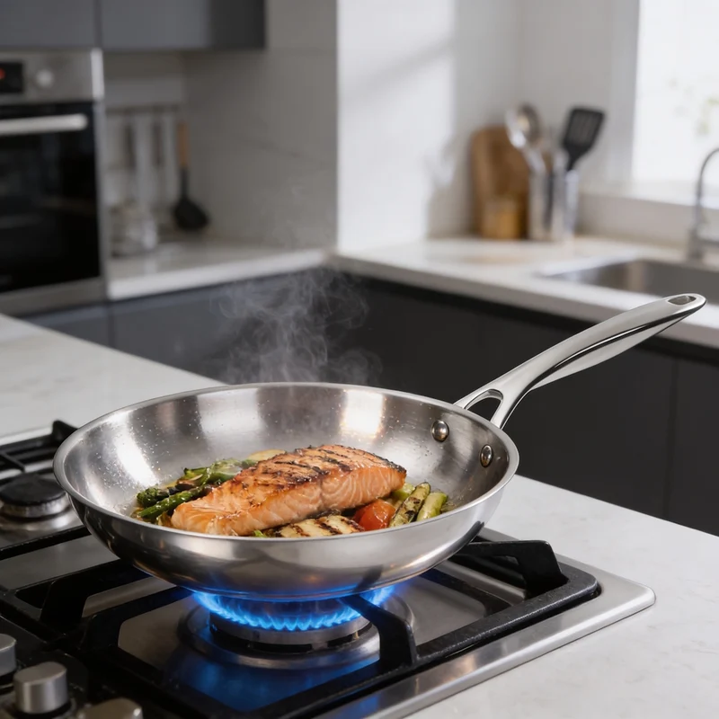 Padella in Acciaio Inox PRO - 28cm