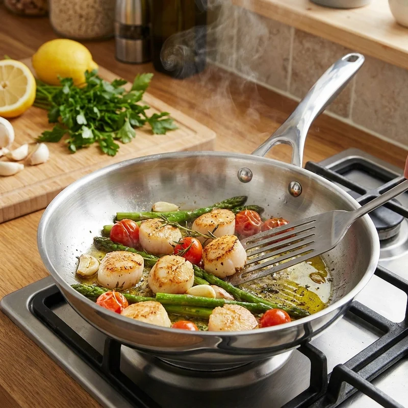 Padella in Acciaio Inox PRO - 24cm