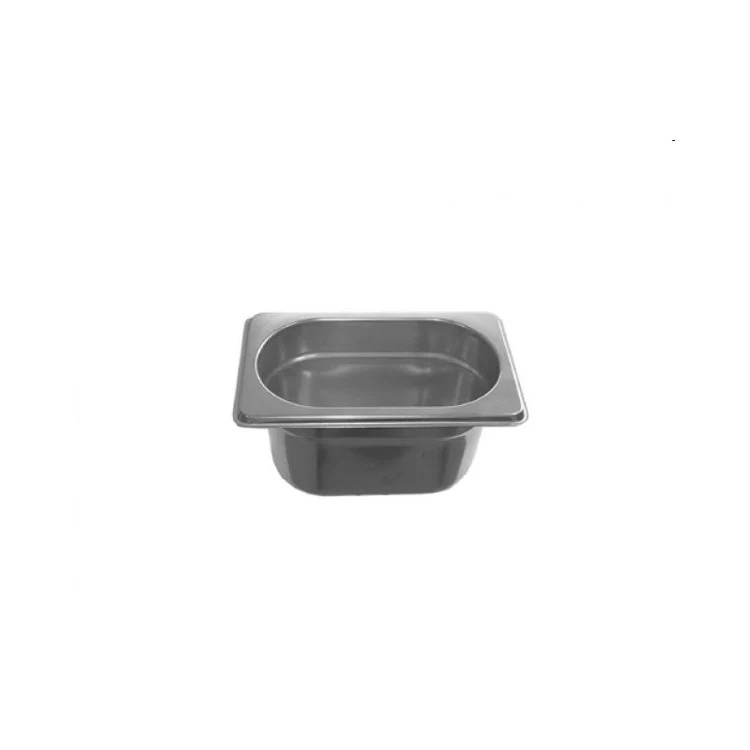 Teglia gastronorm sovrapponibile cm.10.6x17.7 h.6.5 gn 1/9