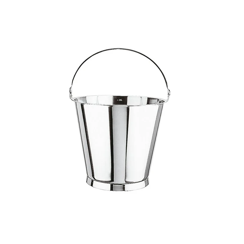 Secchio inox graduato ø cm.32.5 lt.15 con base