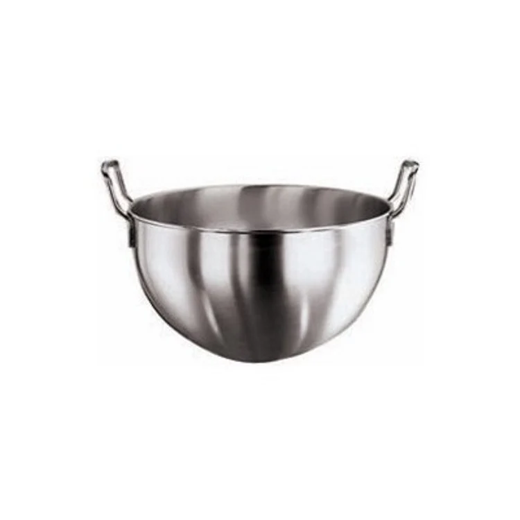 Bastardella inox ø cm.26 h.14 lt.4 manici fissi