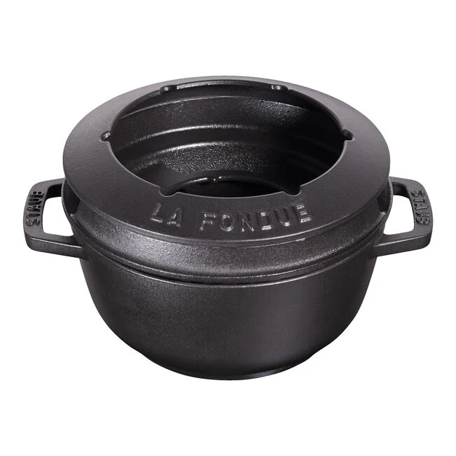 Set per fonduta, 10-pz. - Nero