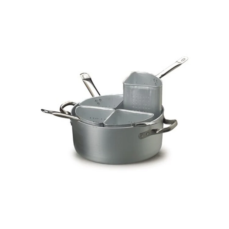 Casseruola alluminio cuocipasta 4 settori ø cm.36