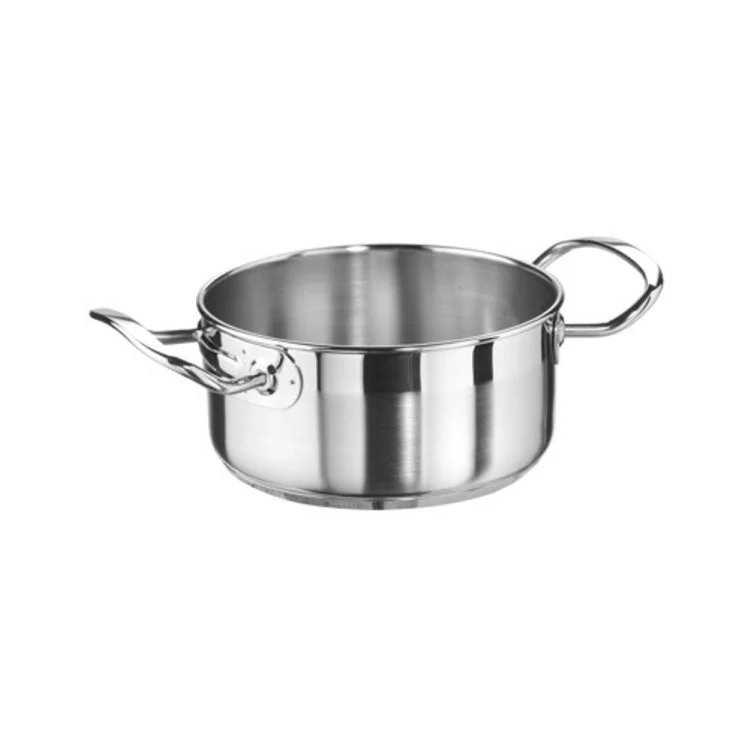 Casseruola inox alta professional 3160 2 manici ø cm.22 h.11.5 lt.4.25 pintino