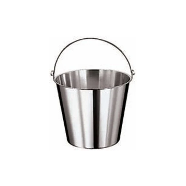 Secchio inox graduato ø cm.32.5 lt.15