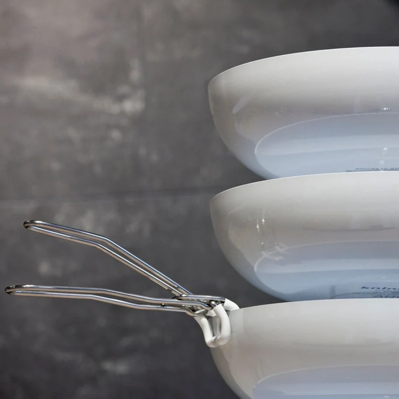knIndustrie ABCT Padella Wok Bianca Ø 32 cm