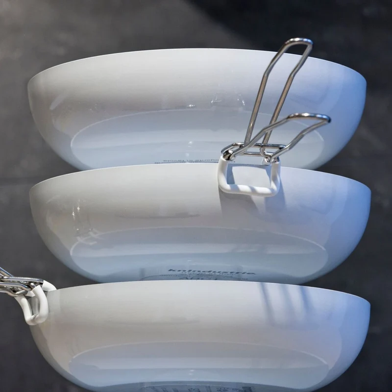knIndustrie ABCT Padella Wok Bianca Ø 32 cm