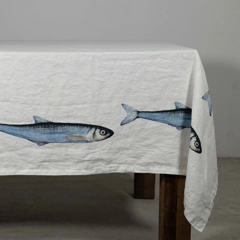 Tovaglia in Lino - Sardine