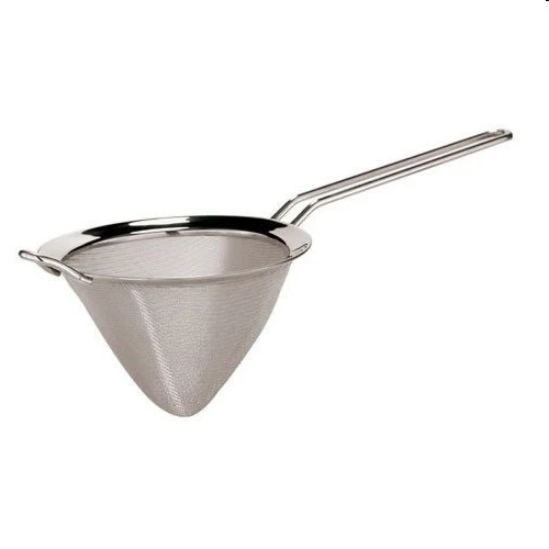 Colino inox conico a rete cm.18