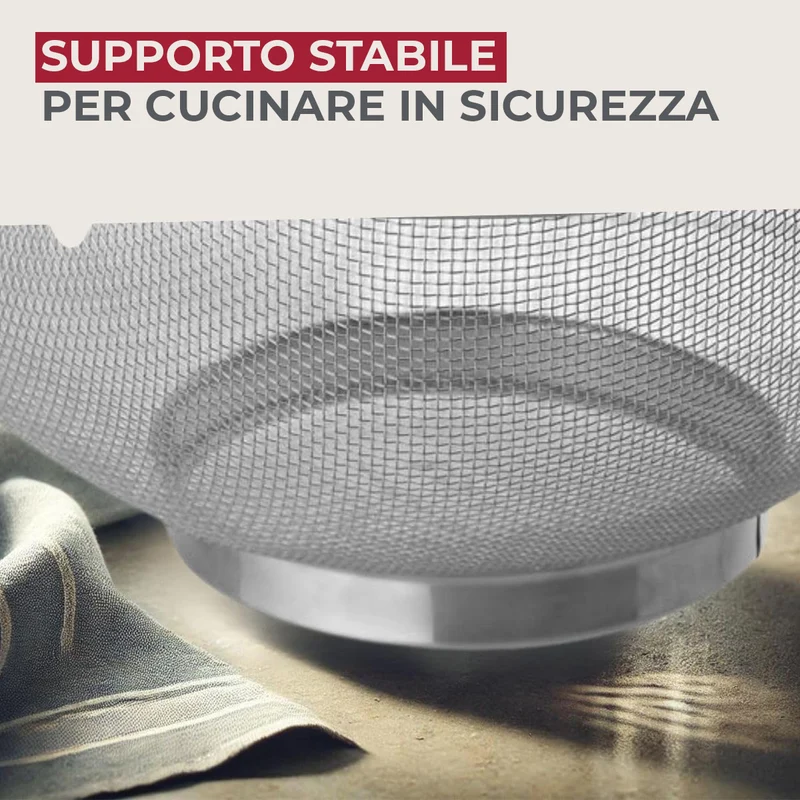 Colapasta in rete acciaio inox, Ø25cm