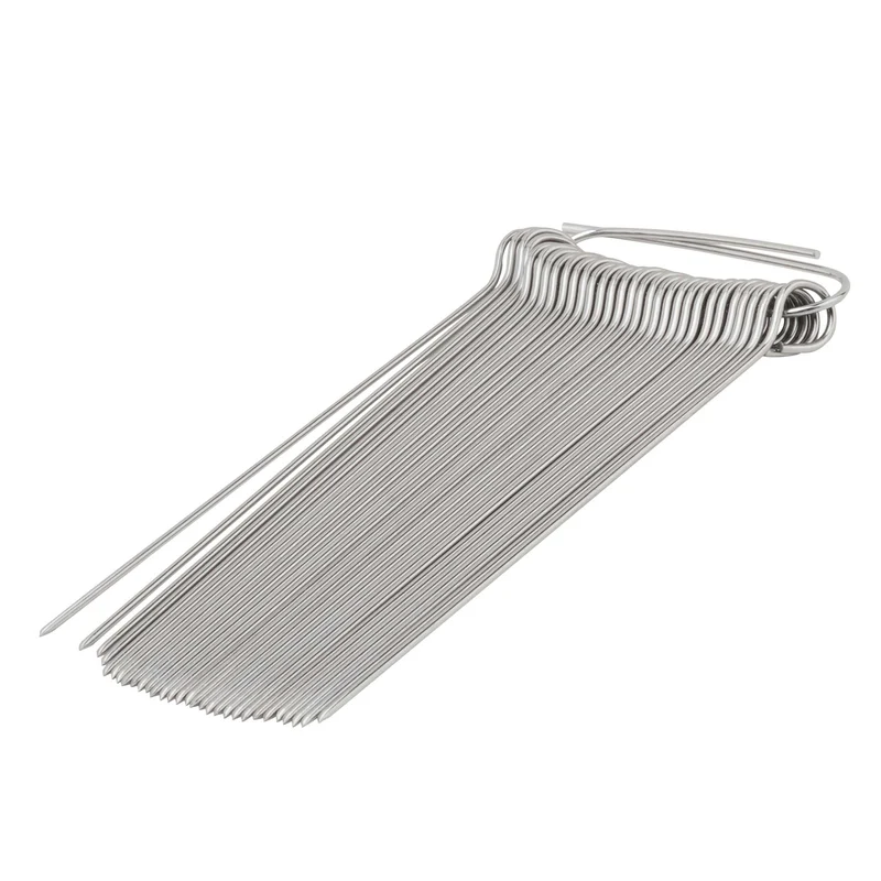Set da 30 spiedini in acciaio Inox, 10cm